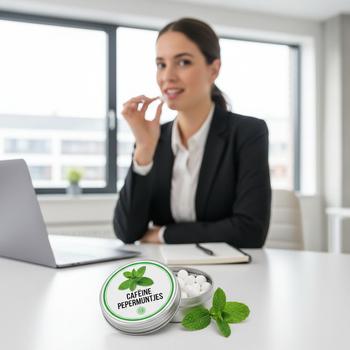 Frisse adem en energie: de voordelen van cafeïne pepermuntjes